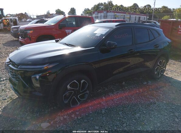 KL77LJE24RC017981 2024 CHEVROLET TRAX Black Передня ліва чверть