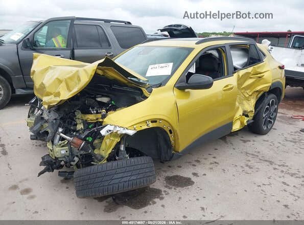 KL77LJE25RC002843 2024 CHEVROLET TRAX Зеленый Передняя левая четверть