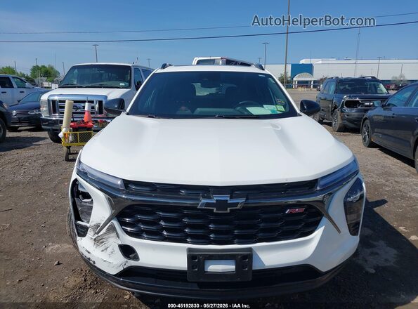 KL77LJE26RC114874 2024 CHEVROLET TRAX White ხელსაწყოთა პანელის ხედი