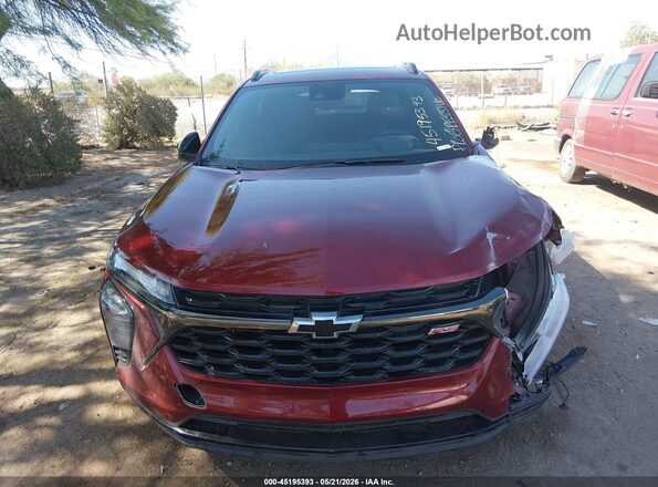 KL77LJE28RC186496 2024 CHEVROLET TRAX Maroon Vista del salpicadero