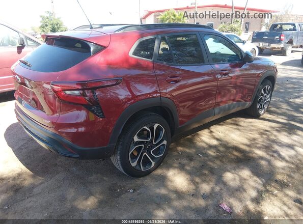 KL77LJE28RC186496 2024 CHEVROLET TRAX Maroon Trasero derecho