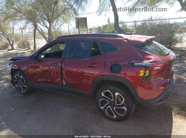 KL77LJE28RC186496 2024 CHEVROLET TRAX Maroon Vista interior trasera