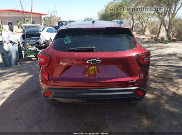 KL77LJE28RC186496 2024 CHEVROLET TRAX Maroon 
