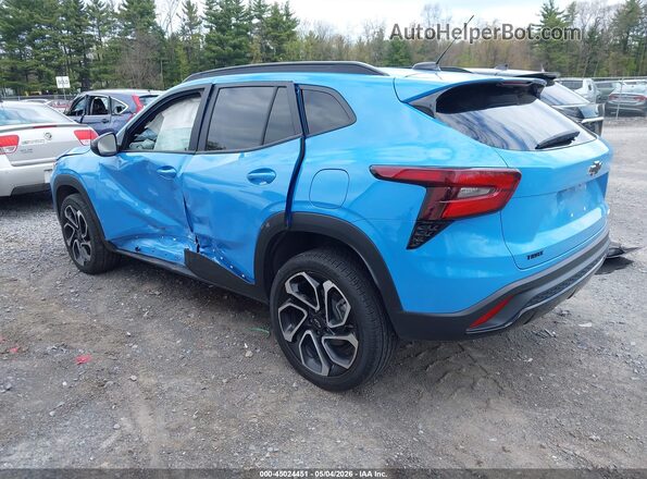 KL77LJE29RC145102 2024 CHEVROLET TRAX Blue Հետևի ձախ