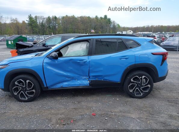 KL77LJE29RC145102 2024 CHEVROLET TRAX Blue Սալոնի 360 աստիճան տեսք