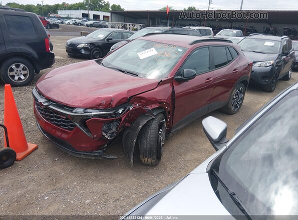 KL77LJE2XRC055988 2024 CHEVROLET TRAX Красный Передняя левая четверть