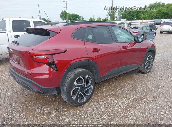 KL77LJEP0SC303540 2025 CHEVROLET TRAX Red Հետևի աջ
