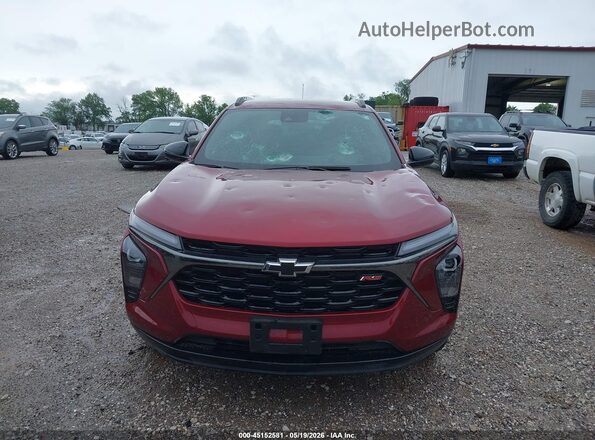 KL77LJEP0SC303540 2025 CHEVROLET TRAX Red Սարքավորումների վահանակի տեսք