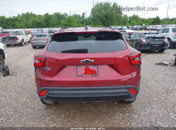 KL77LJEP0SC303540 2025 CHEVROLET TRAX Red 