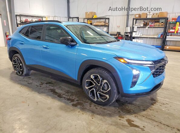 KL77LJEP3SC323720 2025 CHEVROLET TRAX Turquoise Przód prawy