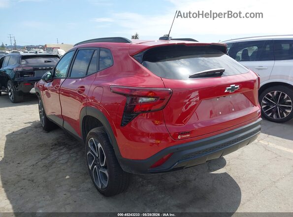 KL77LJEP4TC074782 2026 CHEVROLET TRAX Red უკანა მარცხენა