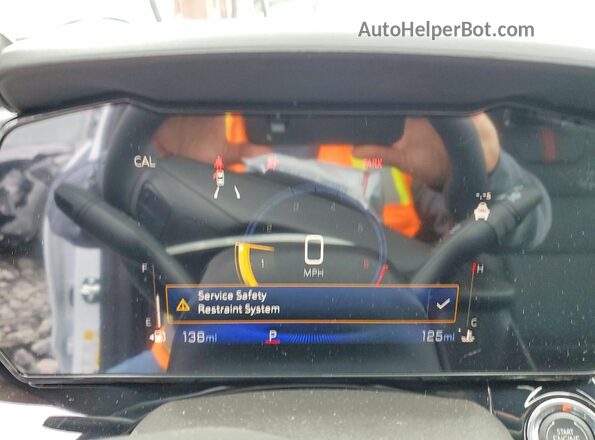 KL77LJEP5TC038275 2026 CHEVROLET TRAX White Instrument cluster view