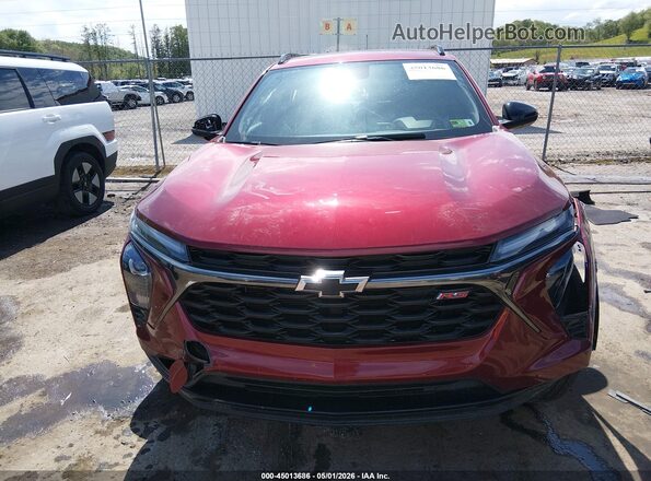 KL77LJEP7SC067100 2025 CHEVROLET TRAX Темно-бордовый Вид щитка приборов