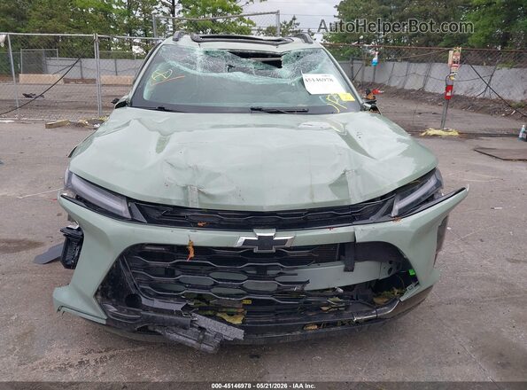 KL77LKE22RC197113 2024 CHEVROLET TRAX Gray Rear interior view