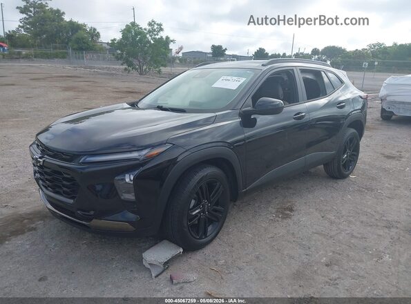 KL77LKE26RC086824 2024 CHEVROLET TRAX Black წინა მარცხენა ხედი სამი მეოთხედიდან