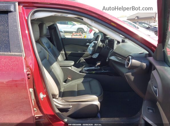 KL77LKE26RC196224 2024 CHEVROLET TRAX Burgundy Вид салону спереду