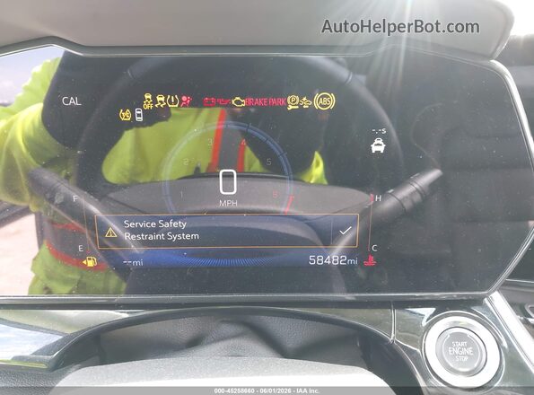 KL77LKE26RC217511 2024 CHEVROLET TRAX Silver უკანა სავარძლების ხედი