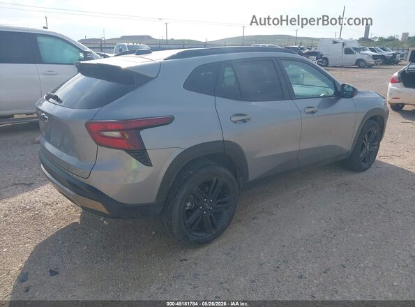 KL77LKEP0SC123464 2025 CHEVROLET TRAX Silver უკანა მარჯვენა