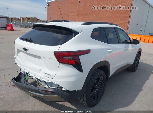 KL77LKEP3SC247406 2025 CHEVROLET TRAX White Tył prawy