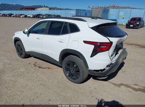 KL77LKEP5SC215878 2025 CHEVROLET TRAX White უკანა მარცხენა