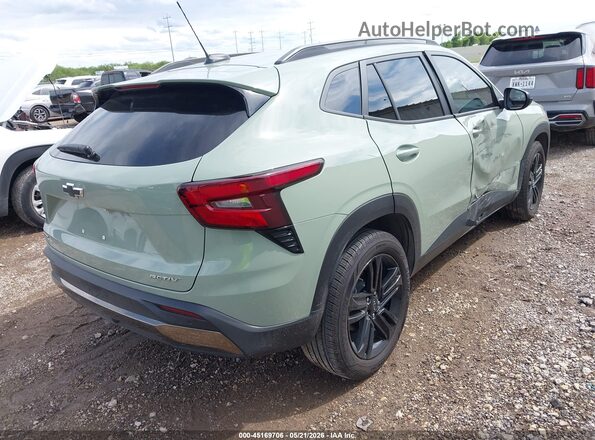 KL77LKEPXSC279639 2025 CHEVROLET TRAX Green Trasero derecho