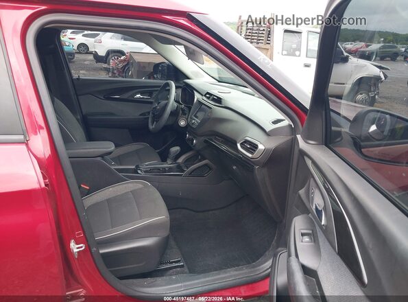 KL79MMS20MB127551 2021 CHEVROLET TRAILBLAZER Red წინა სალონის ხედი