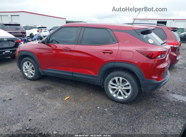 KL79MMS20MB127551 2021 CHEVROLET TRAILBLAZER Red უკანა მარცხენა