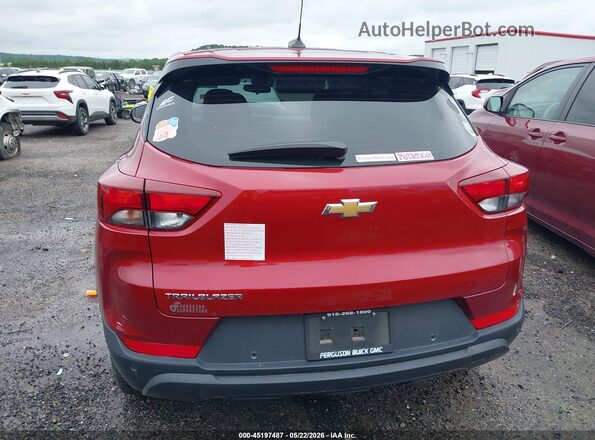KL79MMS20MB127551 2021 CHEVROLET TRAILBLAZER Red 