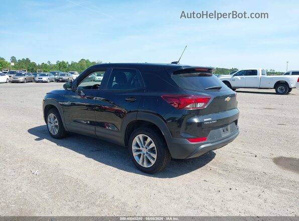 KL79MMS20NB144352 2022 CHEVROLET TRAILBLAZER Black Trasero izquierdo