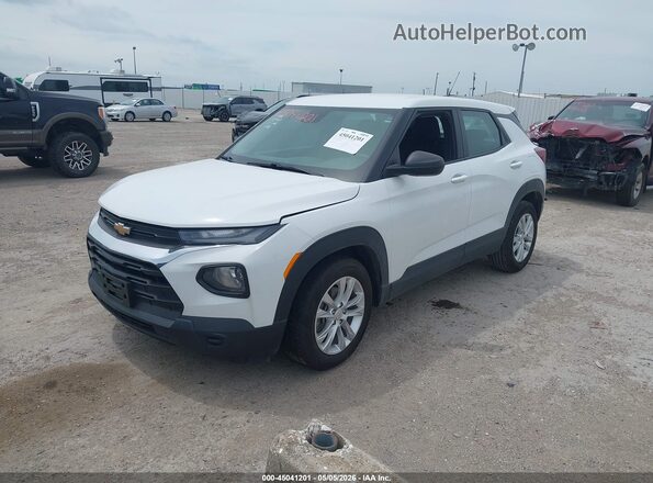 KL79MMS21PB048619 2023 CHEVROLET TRAILBLAZER White Przód lewy