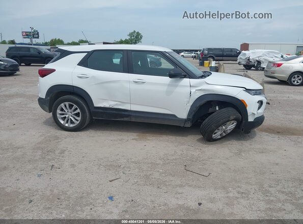 KL79MMS21PB048619 2023 CHEVROLET TRAILBLAZER White Widok wnętrza z tyłu