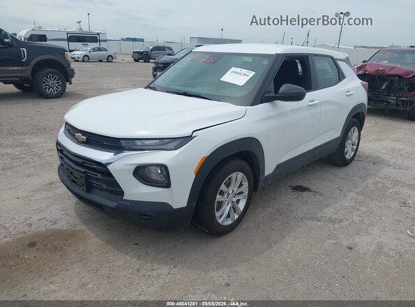 KL79MMS21PB048619 2023 CHEVROLET TRAILBLAZER White Widok wnętrza 360 stopni