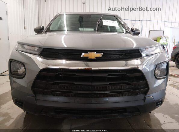 KL79MMS22PB217756 2023 CHEVROLET TRAILBLAZER Gray Вид спереду