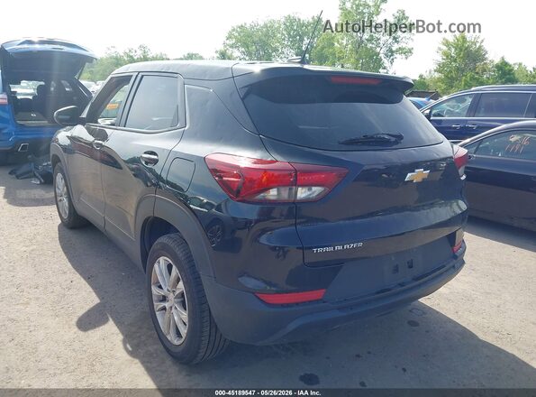 KL79MMS23MB127351 2021 CHEVROLET TRAILBLAZER Black Հետևի ձախ