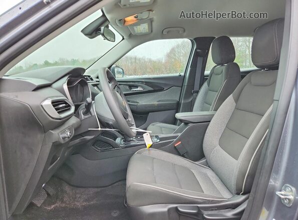 KL79MMS26MB100712 2021 CHEVROLET TRAILBLAZER Серый Вид салона спереди