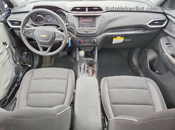 KL79MMS26MB100712 2021 CHEVROLET TRAILBLAZER Серый Вид панели приборов