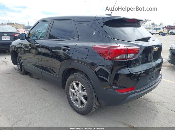 KL79MMS26NB146185 2022 CHEVROLET TRAILBLAZER Black Tył lewy