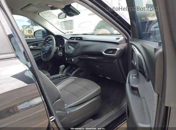 KL79MMS26NB146185 2022 CHEVROLET TRAILBLAZER Black Widok wnętrza z przodu