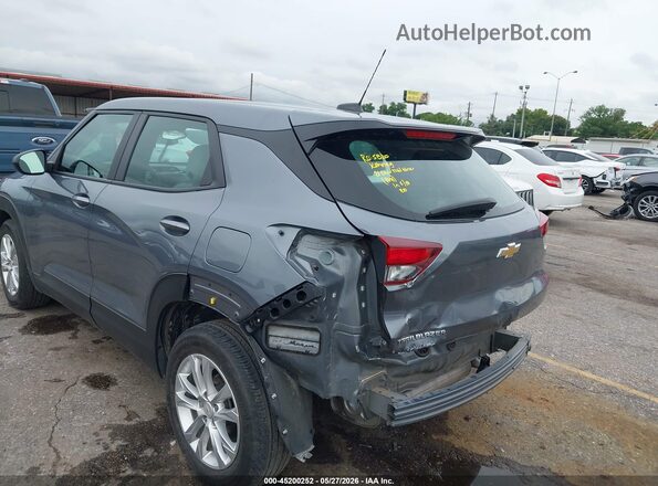 KL79MMS27MB165276 2021 CHEVROLET TRAILBLAZER Gray Front view