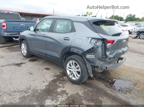 KL79MMS27MB165276 2021 CHEVROLET TRAILBLAZER Gray Rear left