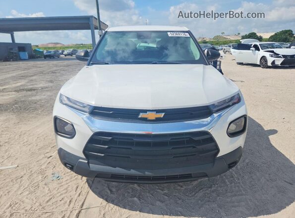 KL79MMS2XMB176210 2021 CHEVROLET TRAILBLAZER White წინა ხედი