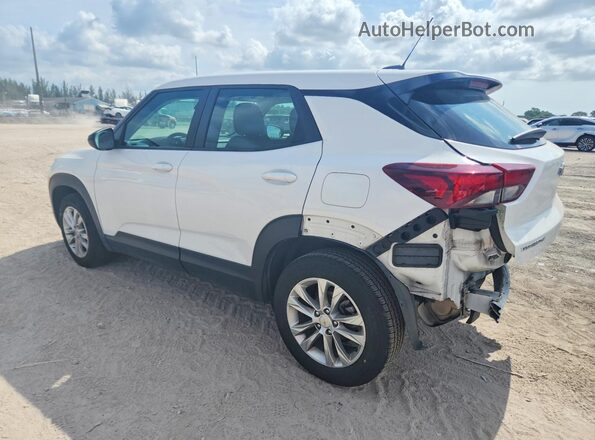 KL79MMS2XMB176210 2021 CHEVROLET TRAILBLAZER White უკანა მარცხენა