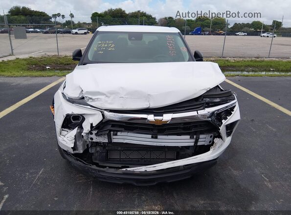 KL79MMS2XRB129301 2024 CHEVROLET TRAILBLAZER White Widok z przodu