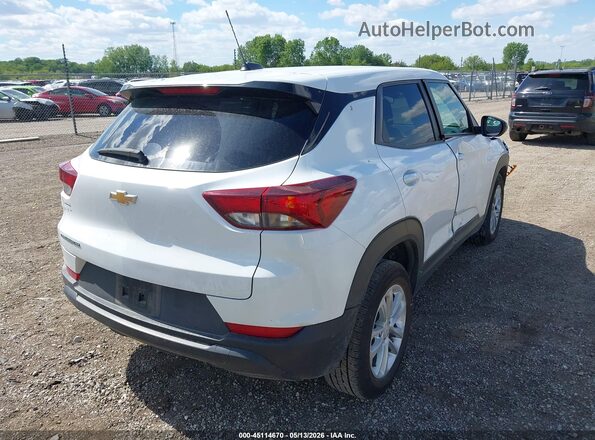 KL79MMSL4RB142084 2024 CHEVROLET TRAILBLAZER Белый Задняя правая четверть