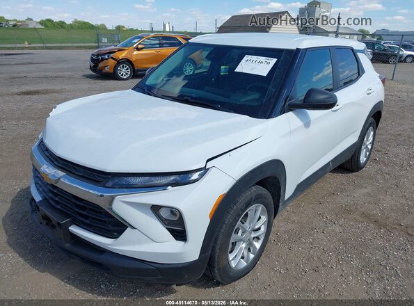 KL79MMSL4RB142084 2024 CHEVROLET TRAILBLAZER Белый Передняя левая четверть