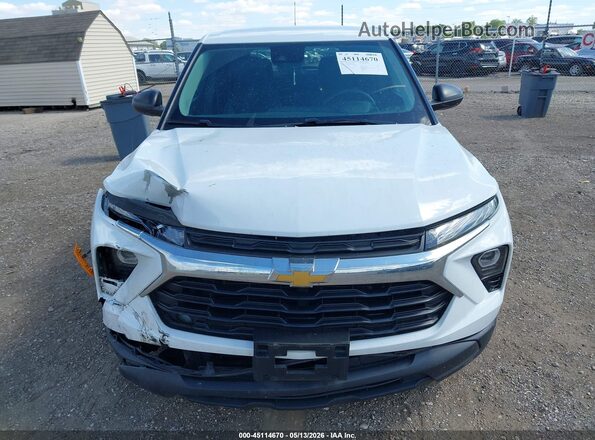 KL79MMSL4RB142084 2024 CHEVROLET TRAILBLAZER Белый Вид щитка приборов