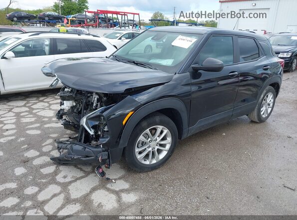 KL79MMSL5RB135645 2024 CHEVROLET TRAILBLAZER Black Передня ліва чверть