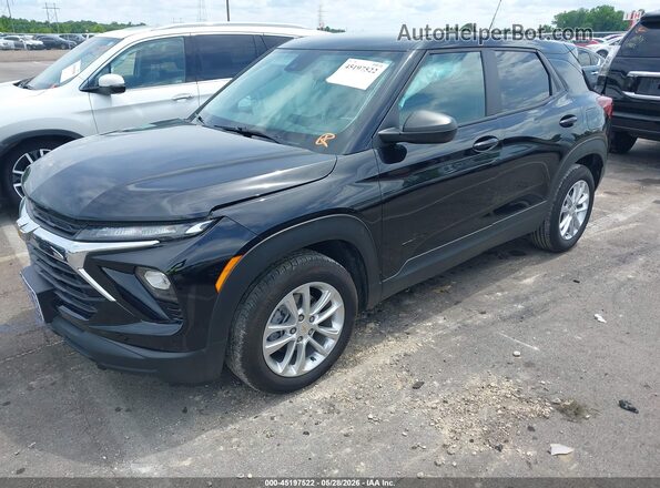 KL79MMSL7RB127417 2024 CHEVROLET TRAILBLAZER Черный Передняя левая четверть
