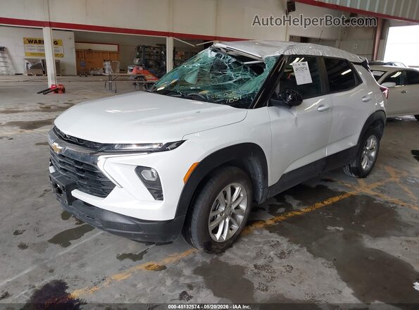 KL79MMSL7SB167857 2025 CHEVROLET TRAILBLAZER Белый Передняя левая четверть