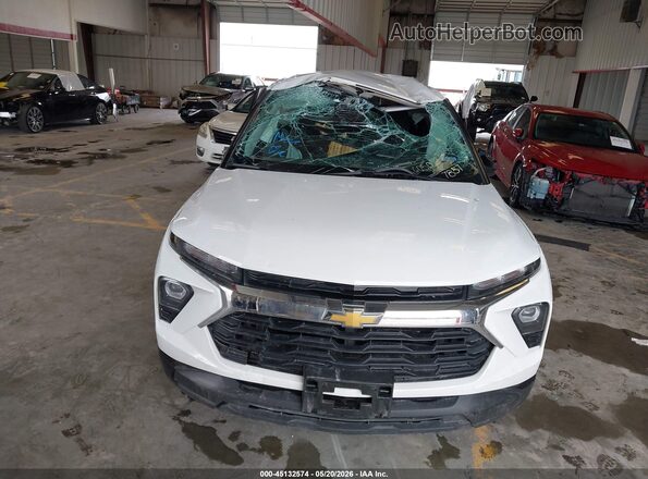 KL79MMSL7SB167857 2025 CHEVROLET TRAILBLAZER Белый Вид щитка приборов
